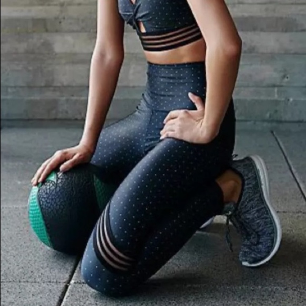 Free People x Onzie Carrera Poka Dot Leggings